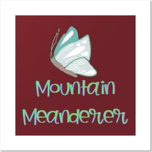 Mountain Meanderer (butterfly wanderer) Posters and Art